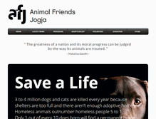 Tablet Screenshot of animalfriendsjogja.org